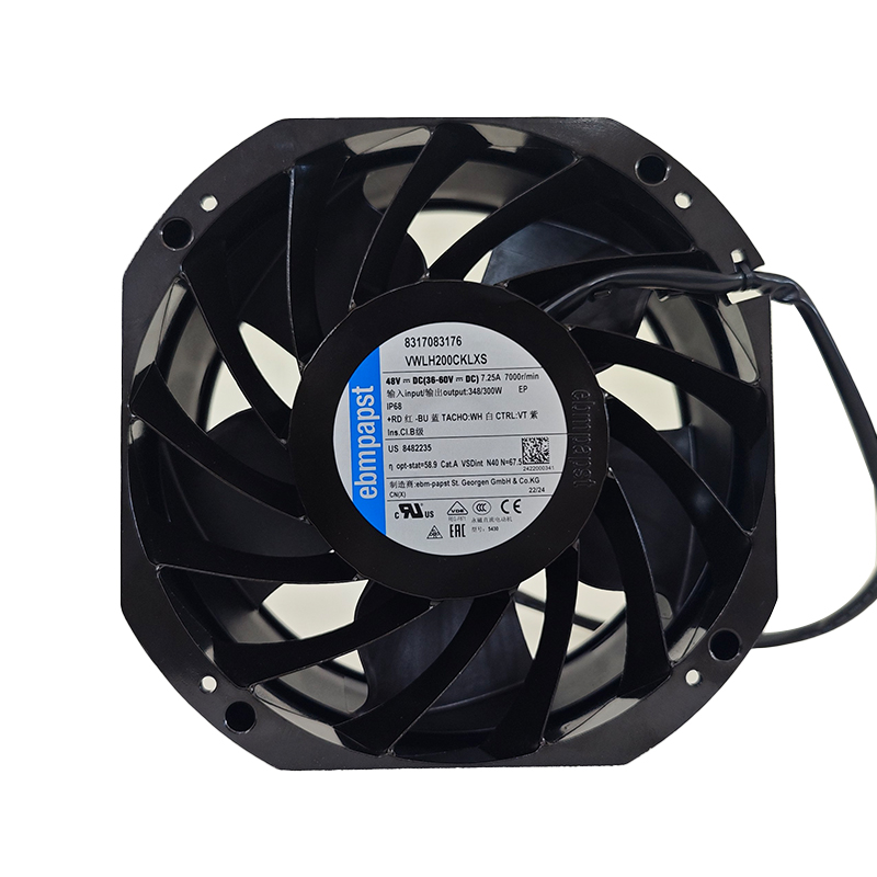 8317081096 VWLH200CKLXS | ebm-papst 48V 348W DC Axial Fan Module for EV Chargers